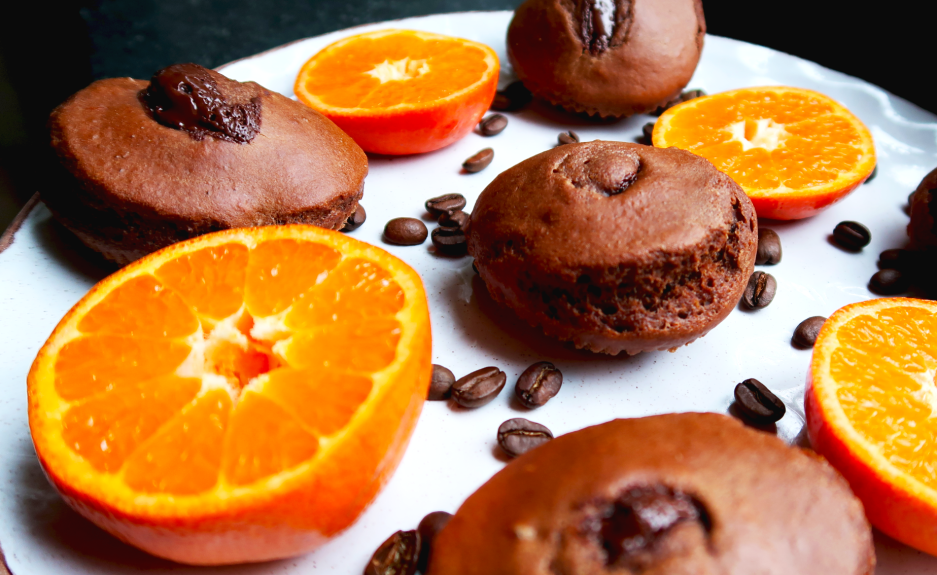 Rekwisieten ontsmettingsmiddel skelet Recept: Sinaasappel muffin met koffiechocolade » Brandmeesters